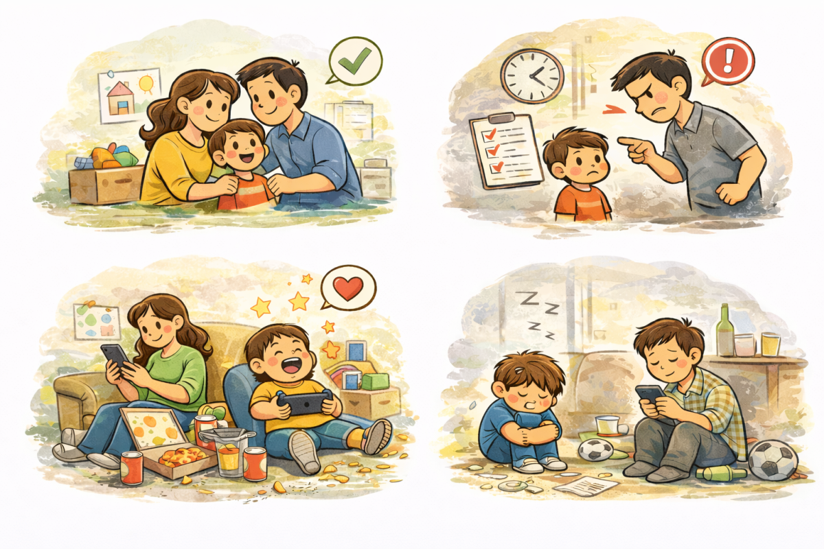 التربية مرآة لسلوك الطفل..